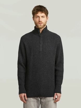 G-Star Essential half zip knit