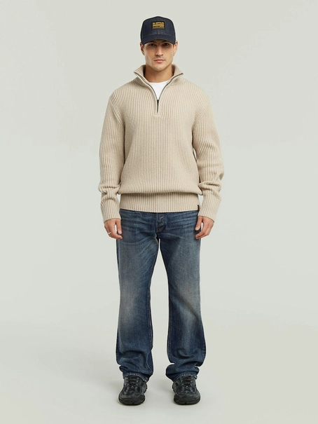 G-Star Essential half zip knit