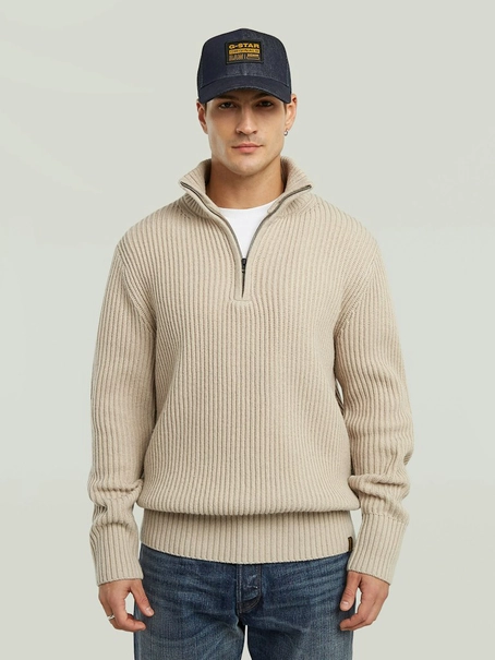 G-Star Essential half zip knit