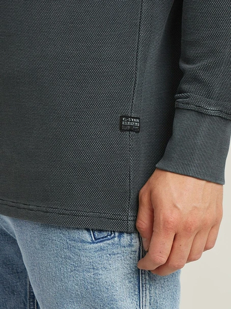 G-Star Overdyed half zip tweeter