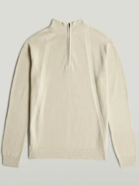 G-Star Structure half zip knit