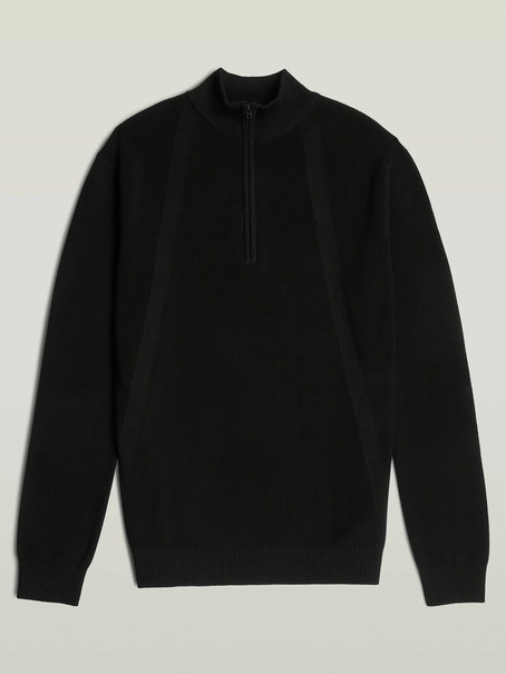 G-Star Structure half zip knit