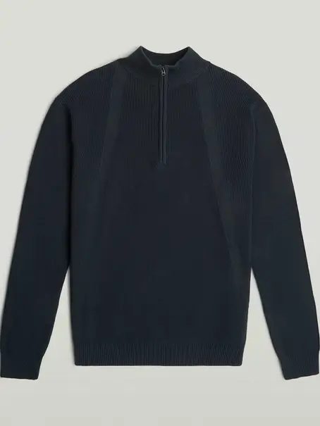 G-Star Structure half zip knit