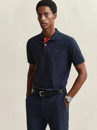 GANT REG CONTRAST PIQUE SS POLO