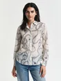 GANT SAILING PRINT COT SILK SHIRT
