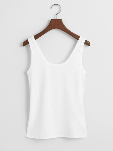 GANT SLIM RIBBED TANK TOP