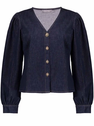 Geisha Blouse denim