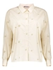 Geisha Blouse embroidery flowers