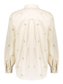 Geisha Blouse embroidery flowers