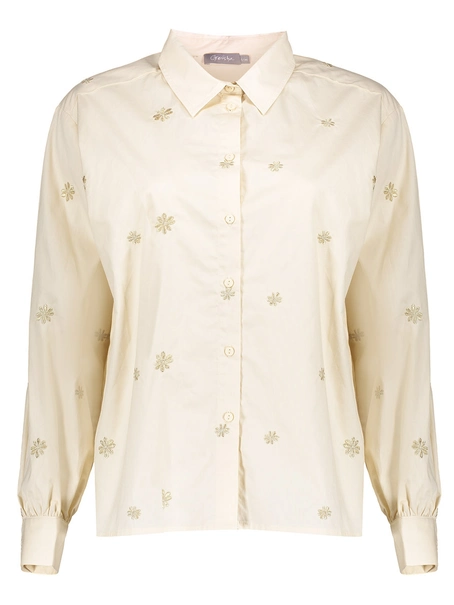Geisha Blouse embroidery flowers