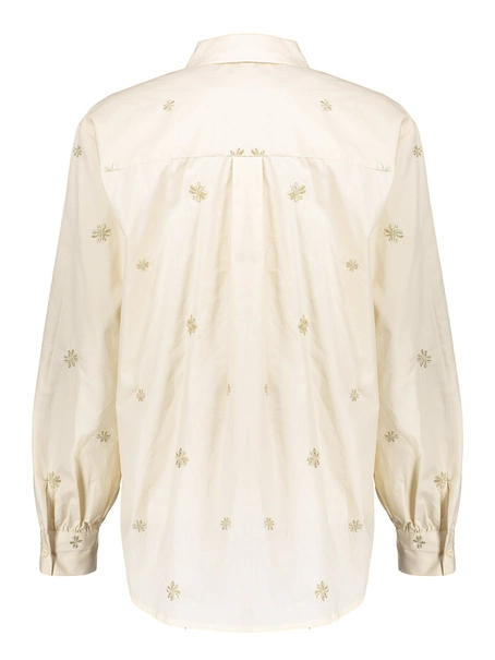 Geisha Blouse embroidery flowers