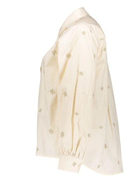 Geisha Blouse embroidery flowers