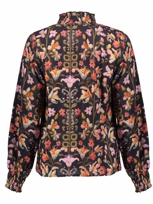 Geisha Blouse flowers