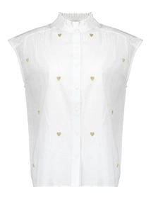 Geisha Blouse lurex hearts