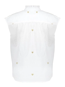 Geisha Blouse lurex hearts
