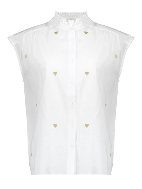 Geisha Blouse lurex hearts