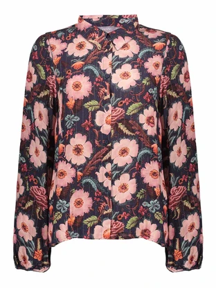 Geisha Blouse print flowers
