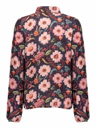 Geisha Blouse print flowers