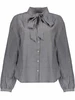 Geisha Blouse stripes with bow