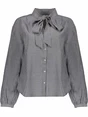 Geisha Blouse stripes with bow