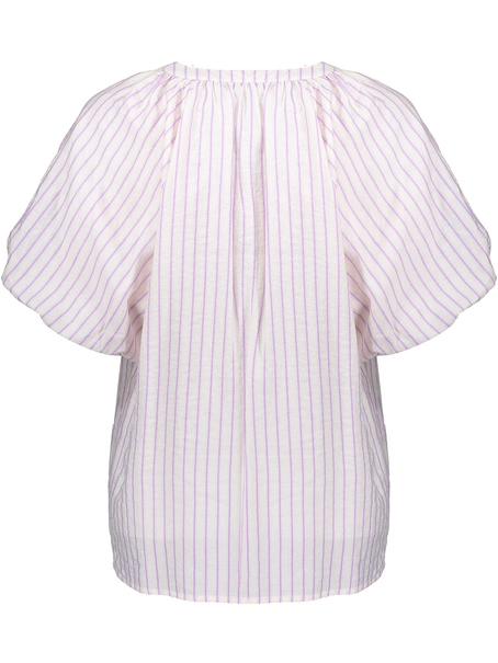 Geisha Blouse stripes with bow
