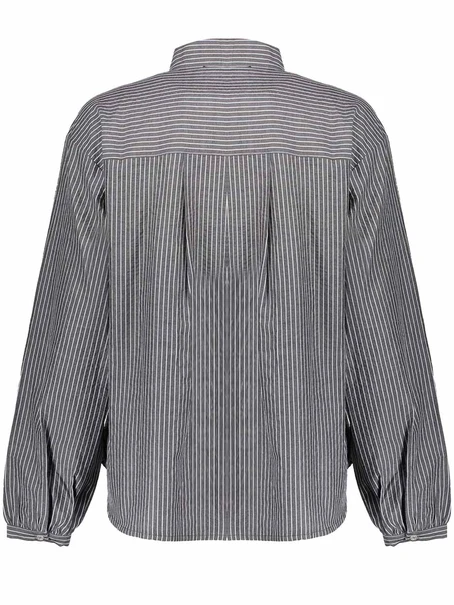 Geisha Blouse stripes with bow
