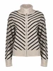Geisha Cardigan zip striped