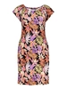 Geisha Dress elastic neck AOP