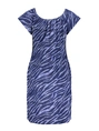 Geisha Dress elastic neck AOP