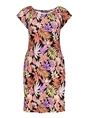Geisha Dress elastic neck AOP