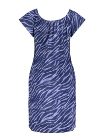 Geisha Dress elastic neck AOP