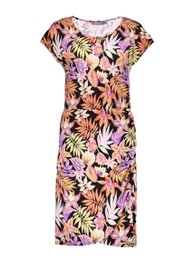 Geisha Dress round neck AOP