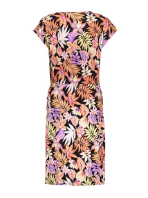 Geisha Dress round neck AOP