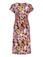 Geisha Dress short sleeves AOP