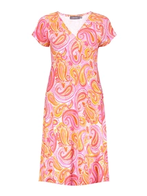Geisha Dress short sleeves AOP