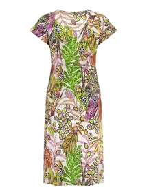 Geisha Dress short sleeves AOP