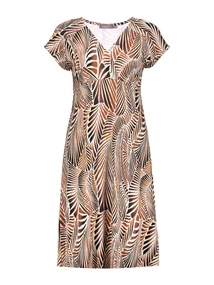 Geisha Dress short sleeves AOP