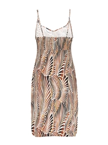 Geisha Dress spaghetti AOP