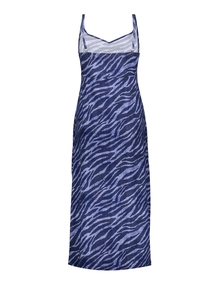 Geisha Dress spaghetti long AOP