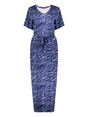 Geisha Dress v-neck long AOP