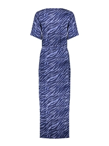 Geisha Dress v-neck long AOP