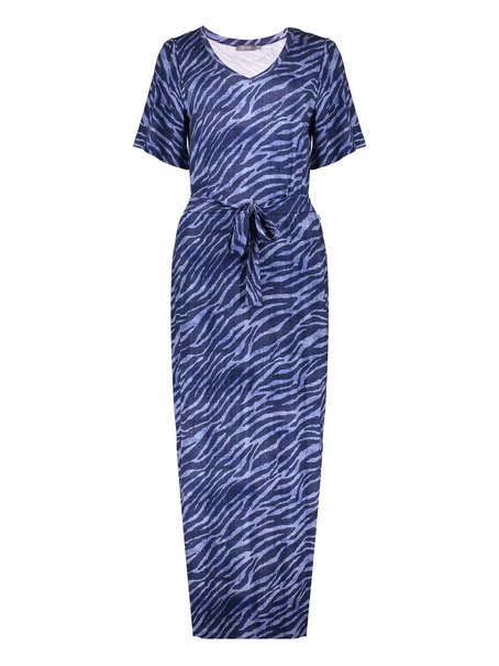 Geisha Dress v-neck long AOP