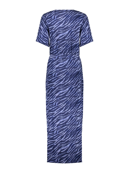 Geisha Dress v-neck long AOP
