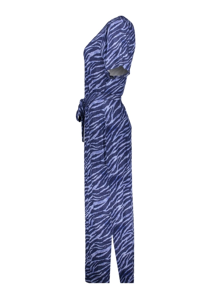 Geisha Dress v-neck long AOP