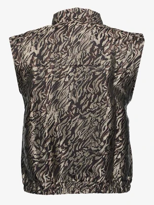 Geisha Gilet animal print