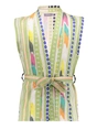 Geisha Gilet fancy woven multicolour
