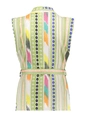 Geisha Gilet fancy woven multicolour