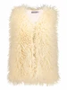 Geisha Gilet hairy fake fur