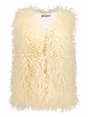 Geisha Gilet hairy fake fur