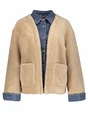 Geisha Jacket denim & teddy